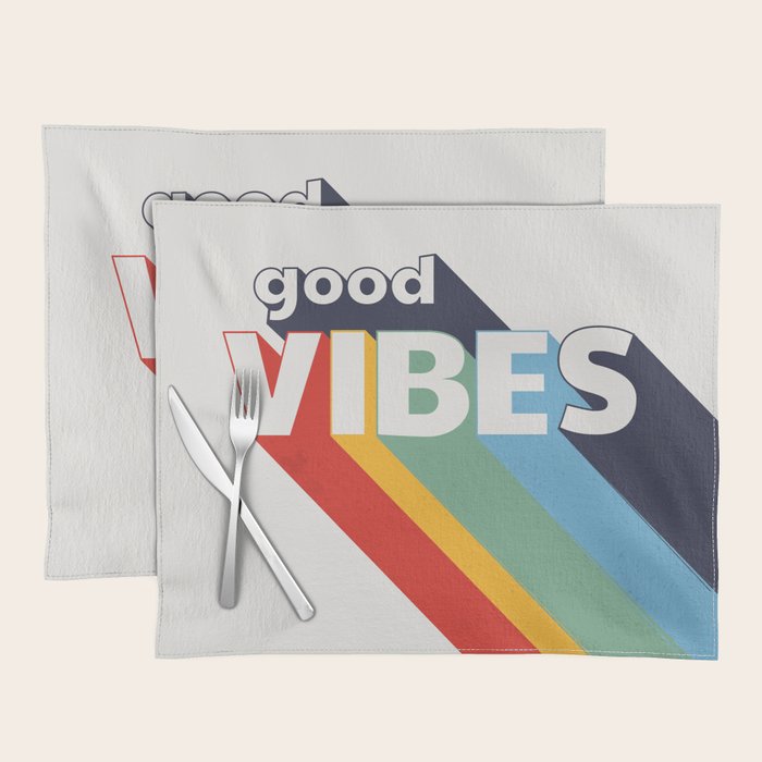 GOOD VIBES  Placemat Gallery Image 1