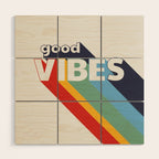 GOOD VIBES  Wood Wall Art Gallery Image 1