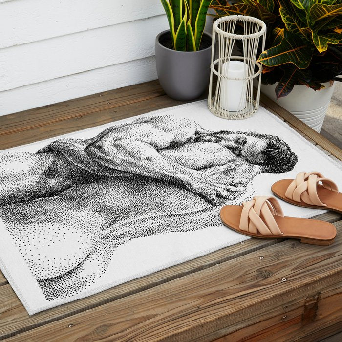 The Lovers - NOODDOODs Outdoor Rug Gallery Image 2