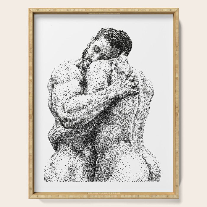 The Lovers - NOODDOODs Serving Tray Gallery Image 1