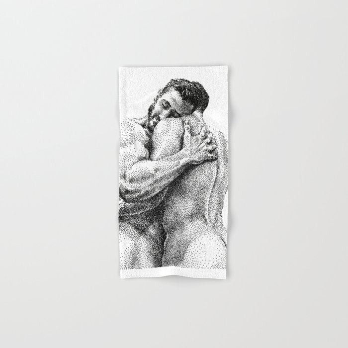 The Lovers - NOODDOODs Bath Towel Gallery Image 1