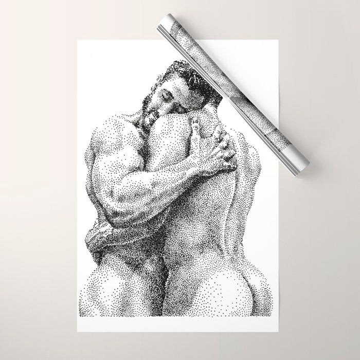 The Lovers - NOODDOODs Wrapping Paper Gallery Image 1
