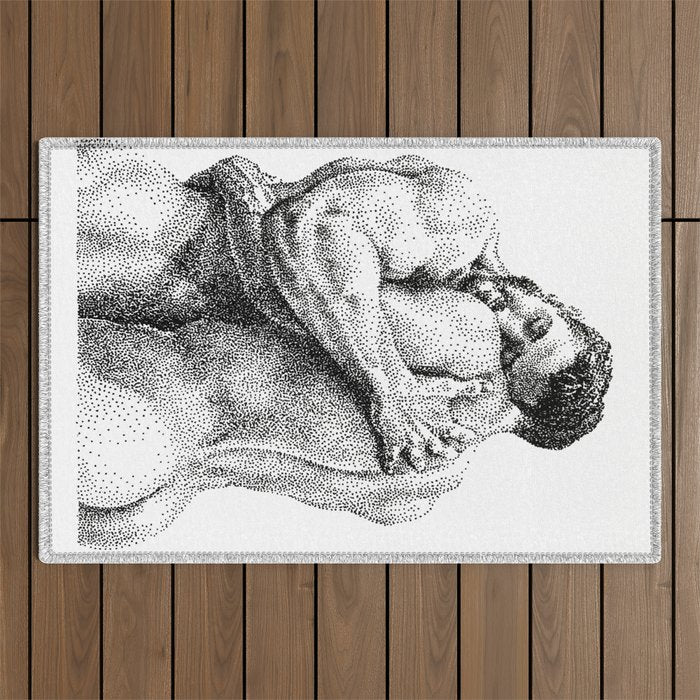 The Lovers - NOODDOODs Outdoor Rug Gallery Image 1