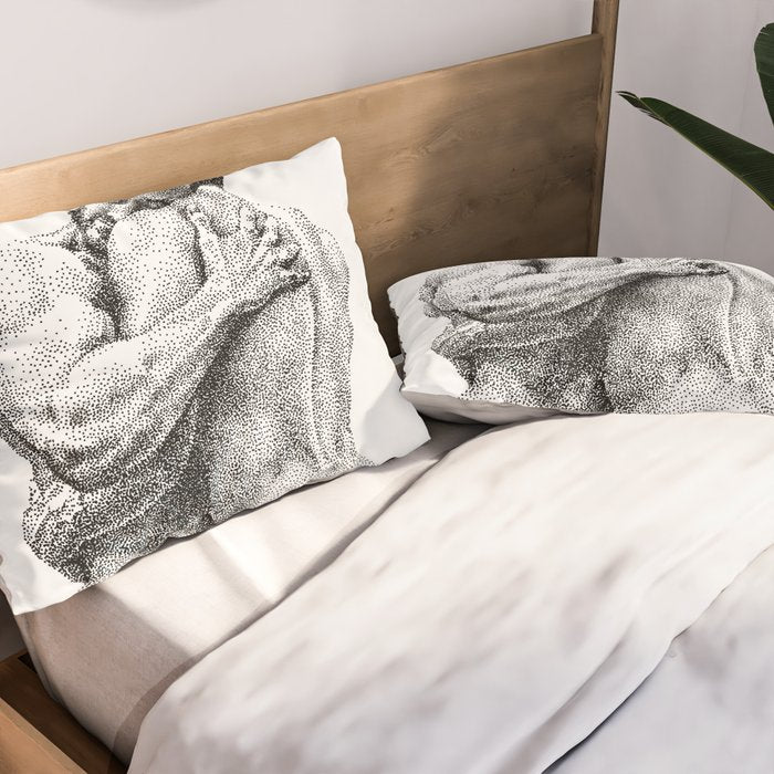 The Lovers - NOODDOODs Pillow Sham Gallery Image 2