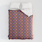 Checkered Multicolor Pattern XVIII Colorful Vibrant Comforter Gallery Image 6