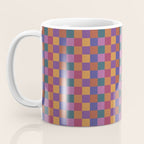 Checkered Multicolor Pattern XVIII Colorful Vibrant Coffee Mug Gallery Image 3