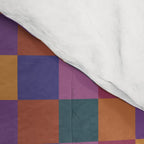 Checkered Multicolor Pattern XVIII Colorful Vibrant Comforter Gallery Image 4