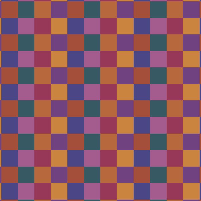 Checkered Multicolor Pattern XVIII Colorful Vibrant Coffee Mug Gallery Image 2
