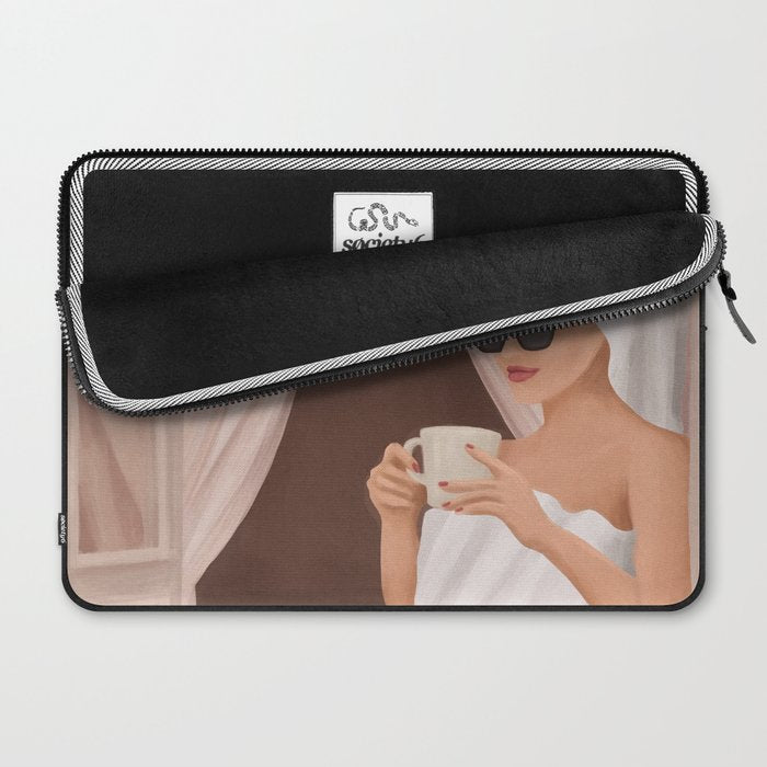 Morning Coffee III Laptop Sleeve Gallery Image 2