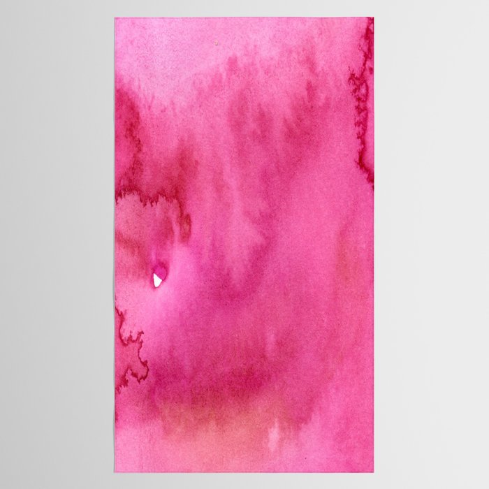 Blush pink magenta watercolor paint gradient Tablecloth Gallery Image 2