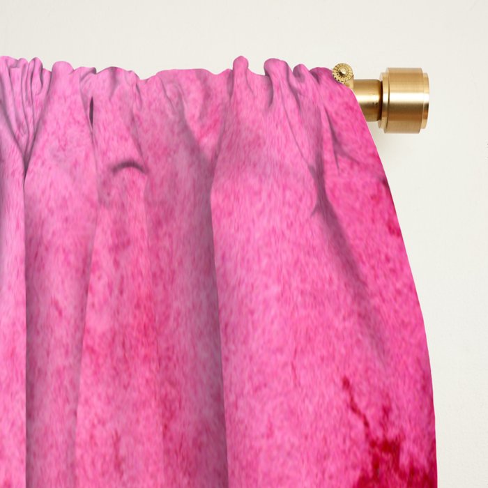Blush pink magenta watercolor paint gradient Window Curtain Gallery Image 2