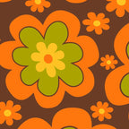 Colorful Retro Flower Pattern 592 Coffee Mug Gallery Image 2