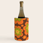 Colorful Retro Flower Pattern 592 Wine Chiller Gallery Image 2