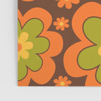 Colorful Retro Flower Pattern 592 Poster Gallery Image 3
