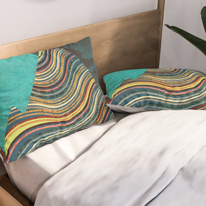 Color Peaks Pillow Sham Gallery Image 2
