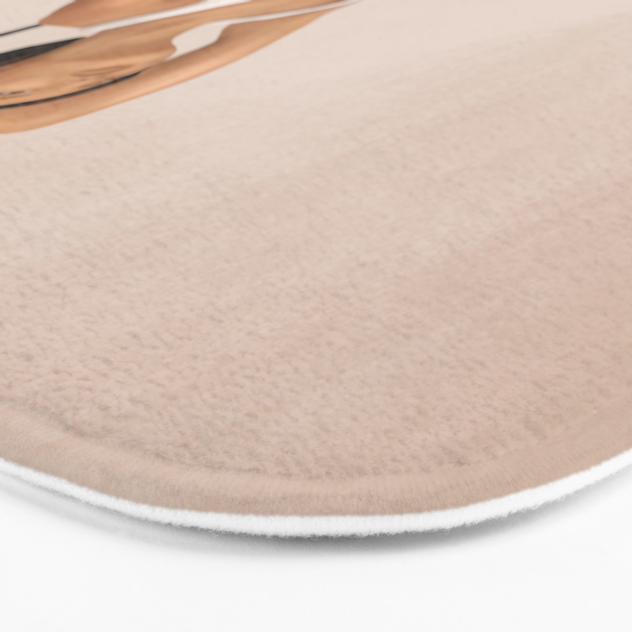 Minimal Woman with a Palm Leaf Bath Mat Gallery Image 3