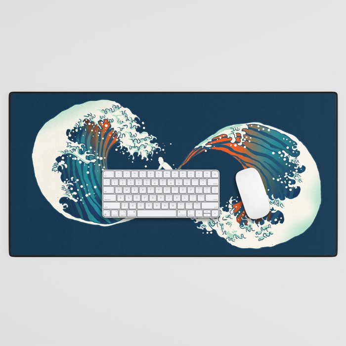 The Wave is forever Desk Mat Gallery Image 1