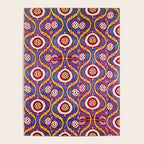 Silk Ikat Uzbekistan Parda Print Poster Gallery Image 4