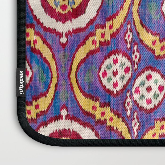 Silk Ikat Uzbekistan Parda Print Laptop Sleeve Gallery Image 3