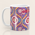 Silk Ikat Uzbekistan Parda Print Coffee Mug Gallery Image 3