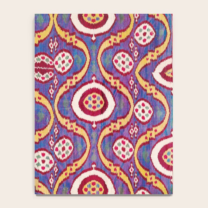 Silk Ikat Uzbekistan Parda Print Notebook Gallery Image 4