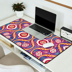 Silk Ikat Uzbekistan Parda Print Desk Mat Gallery Image 2