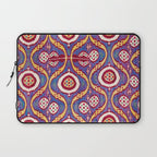 Silk Ikat Uzbekistan Parda Print Laptop Sleeve Gallery Image 1
