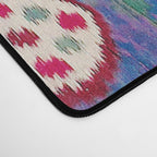 Silk Ikat Uzbekistan Parda Print Desk Mat Gallery Image 4