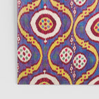 Silk Ikat Uzbekistan Parda Print Poster Gallery Image 3