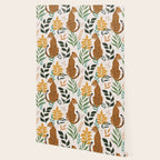 Spring Cheetah Pattern I - Green and Yellow Wallpaper Gallery Image 2