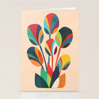 Ikebana - Geometric flower Stationery Card Gallery Image 2