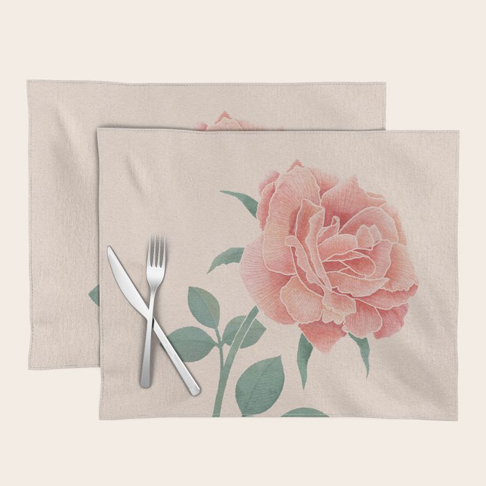 A Simple Rose Placemat Gallery Image 1