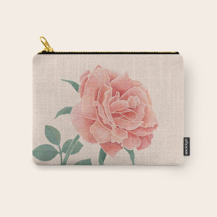A Simple Rose Carry All Pouch Gallery Image 1