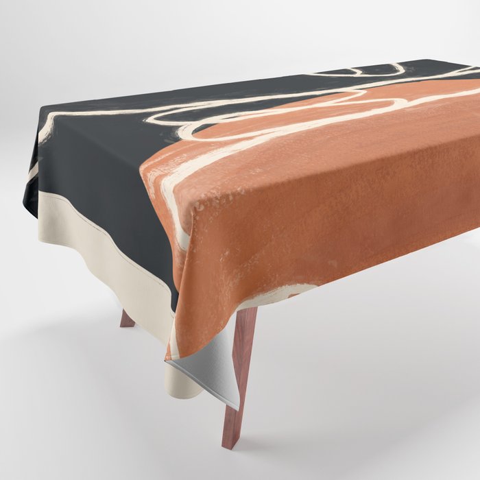 Two Faces 3 Tablecloth Gallery Image 1
