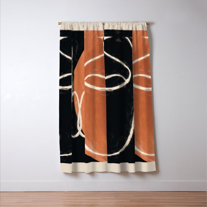 Two Faces 3 Window Curtain Gallery Image 3