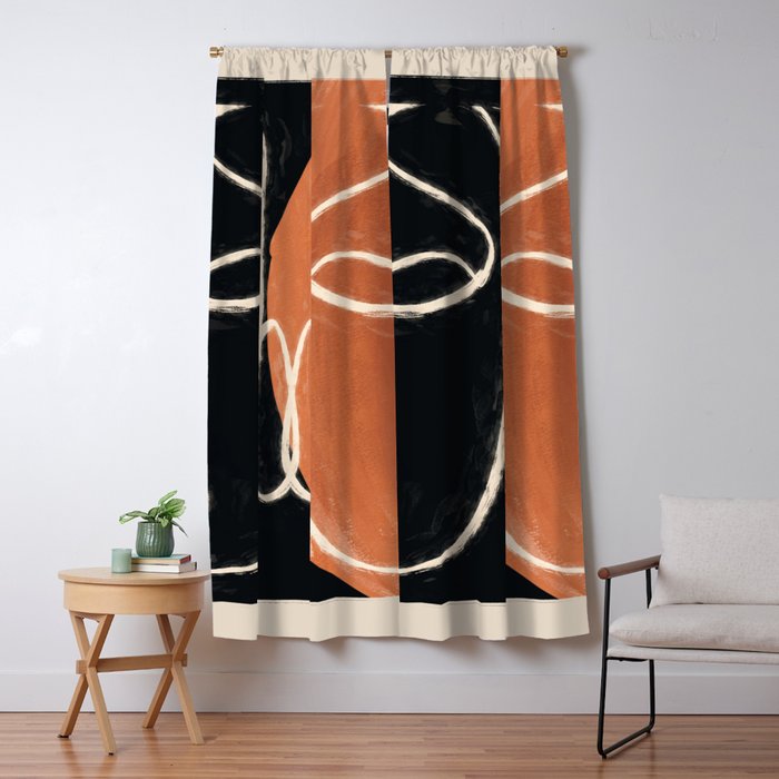 Two Faces 3 Window Curtain Gallery Image 1