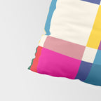 Colorful Happy Shapes Pillow Sham Gallery Image 4