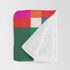 Colorful Happy Shapes Throw Blanket Gallery Image 3