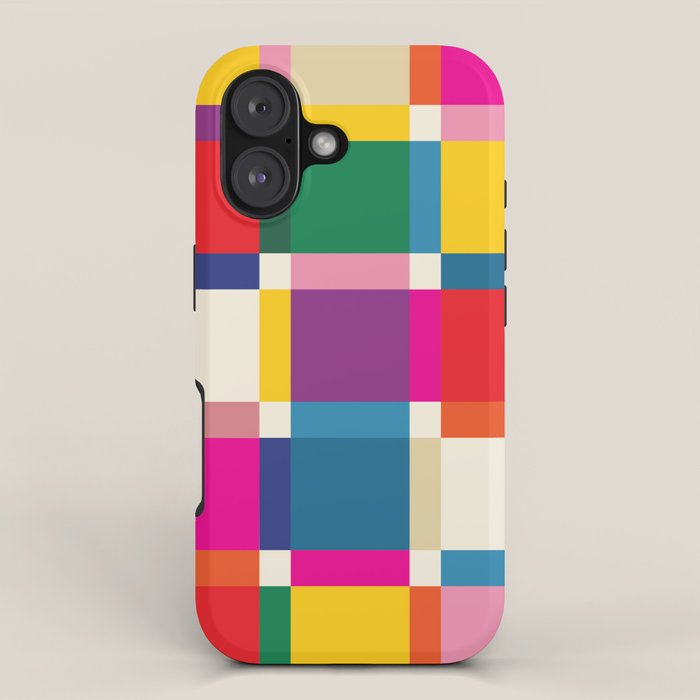 Colorful Happy Shapes iPhone Case Gallery Image 1