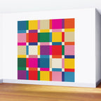 Colorful Happy Shapes Wall Mural Gallery Image 2