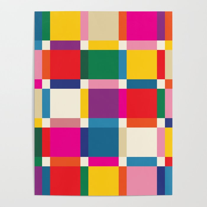 Colorful Happy Shapes Poster Gallery Image 4