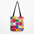 Colorful Happy Shapes Tote Bag Gallery Image 2
