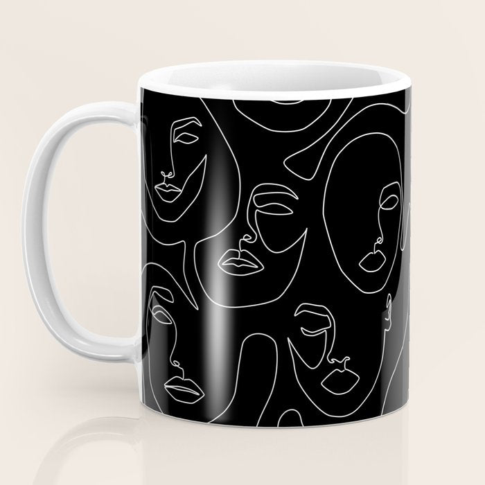 Faces in Dark Coffee Mug Gallery Image 3