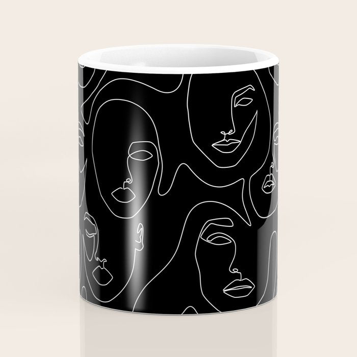 Faces in Dark Coffee Mug Gallery Image 4