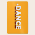 Dance 3D typography Cutting Board Gallery Image 1
