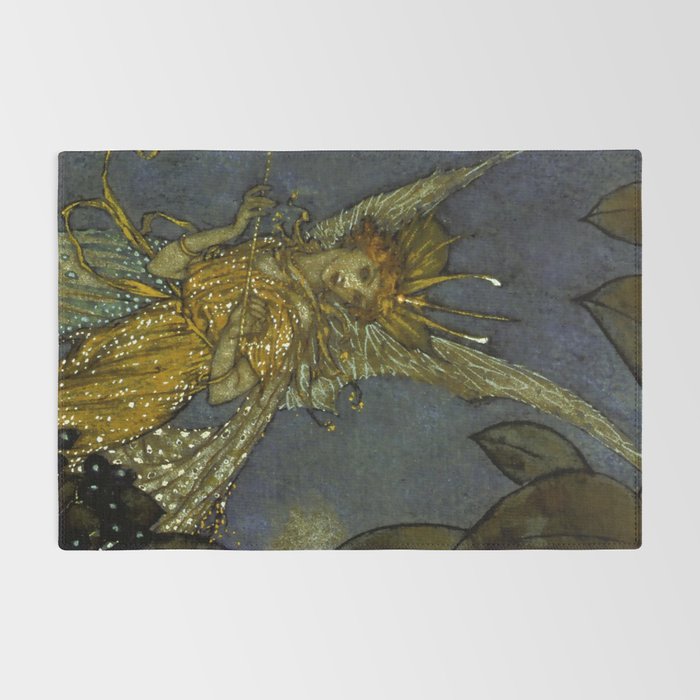 âThe Fairy Queenâ Fairy Tale Art by Edmund Dulac Rug Gallery Image 2