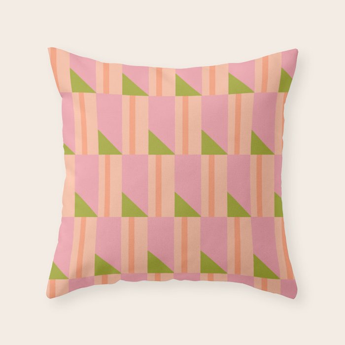 Pink Hour Throw Pillow Gallery Image 1