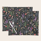 The meadows colorful floral pattern Placemat Gallery Image 1