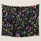 The meadows colorful floral pattern Wall Tapestry Gallery Image 4