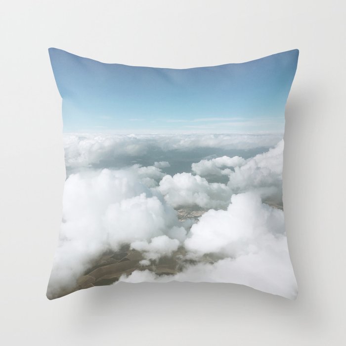 Fluffy Clouds Throw Pillow Gallery Image 6